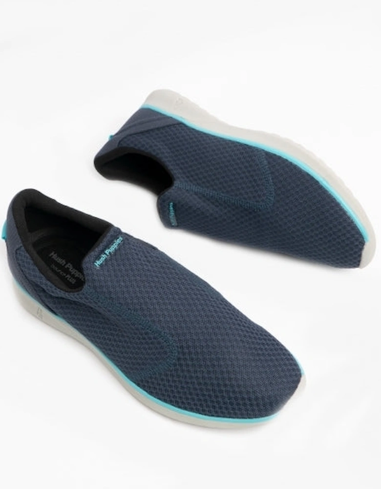 GOOD Mens Recycled Slip-On Trainers Blue