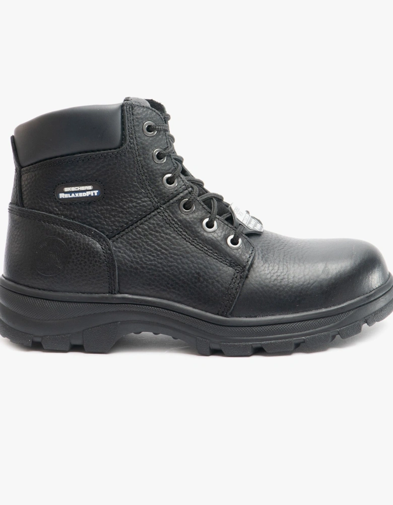 77009EC/BLK RELAXED FIT - WORKSHIRE ST Mens Leather Safety Boots Black