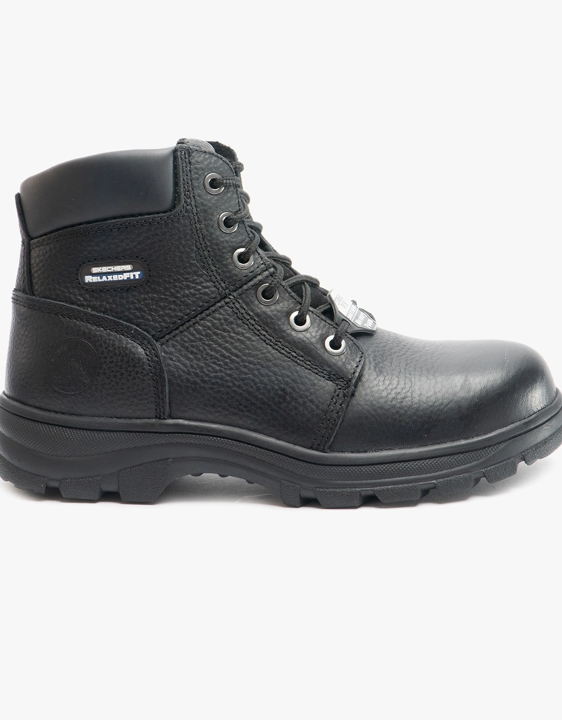Men's Skechers Work 77009EC WORKSHIRE Mens Safety Boots Black - Size: 10