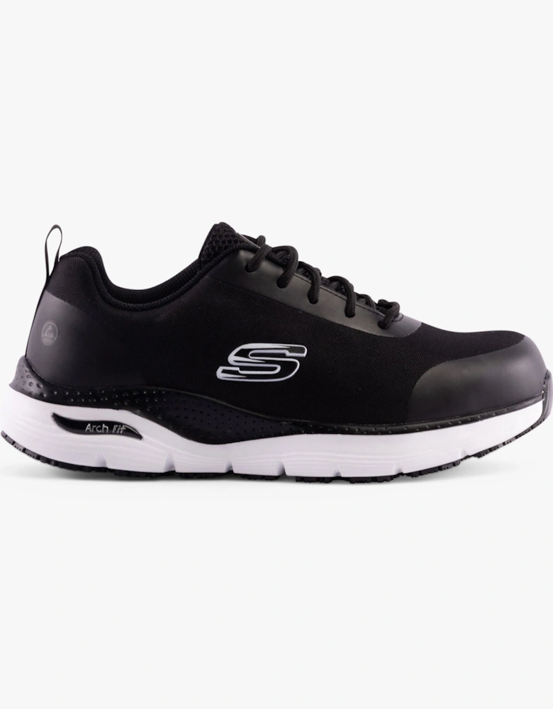 200086EC/BKW ARCH FIT SR - RINGSTAP Mens Safety Trainers Black/White