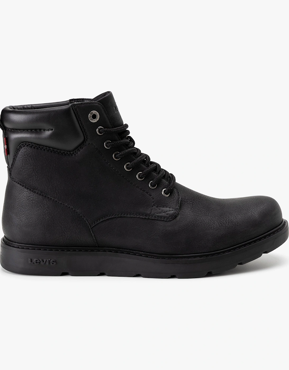 MARSHALL Mens Boots Full Black, 5 of 4