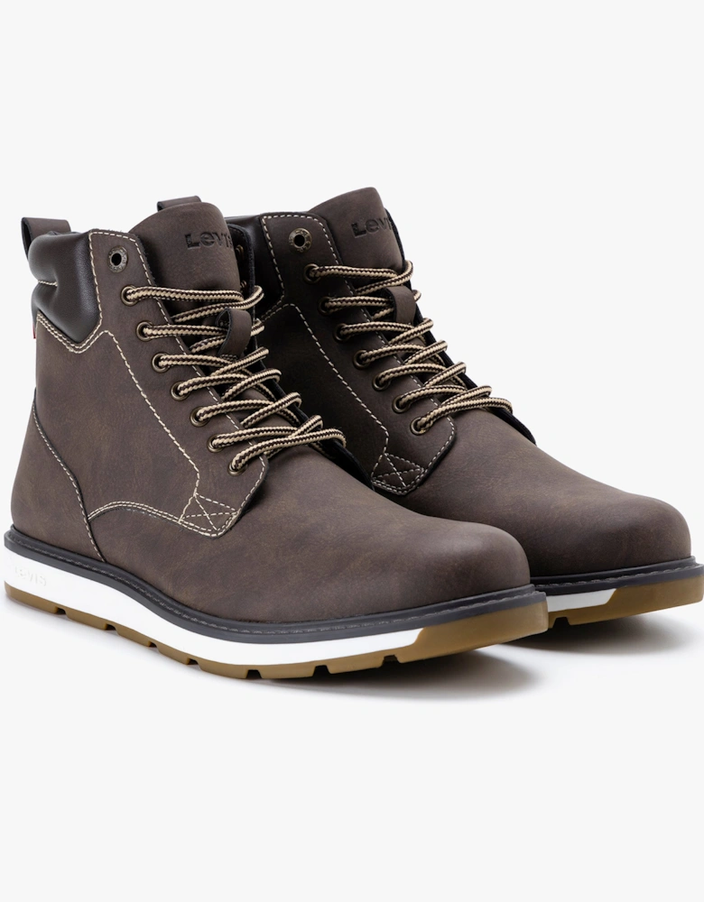 MARSHALL Mens Boots Dark Brown