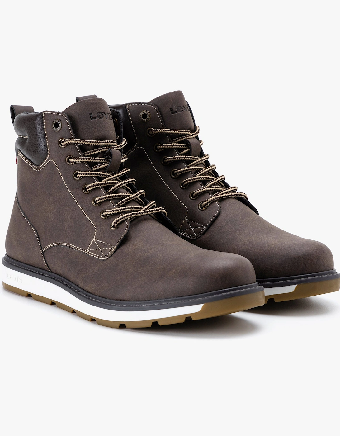 MARSHALL Mens Boots Dark Brown