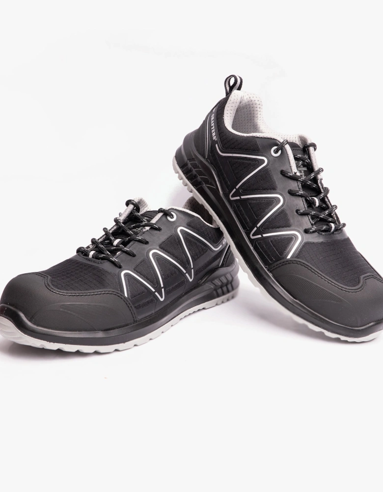 M989A Mens Composite Non-Metal Safety Trainers Black