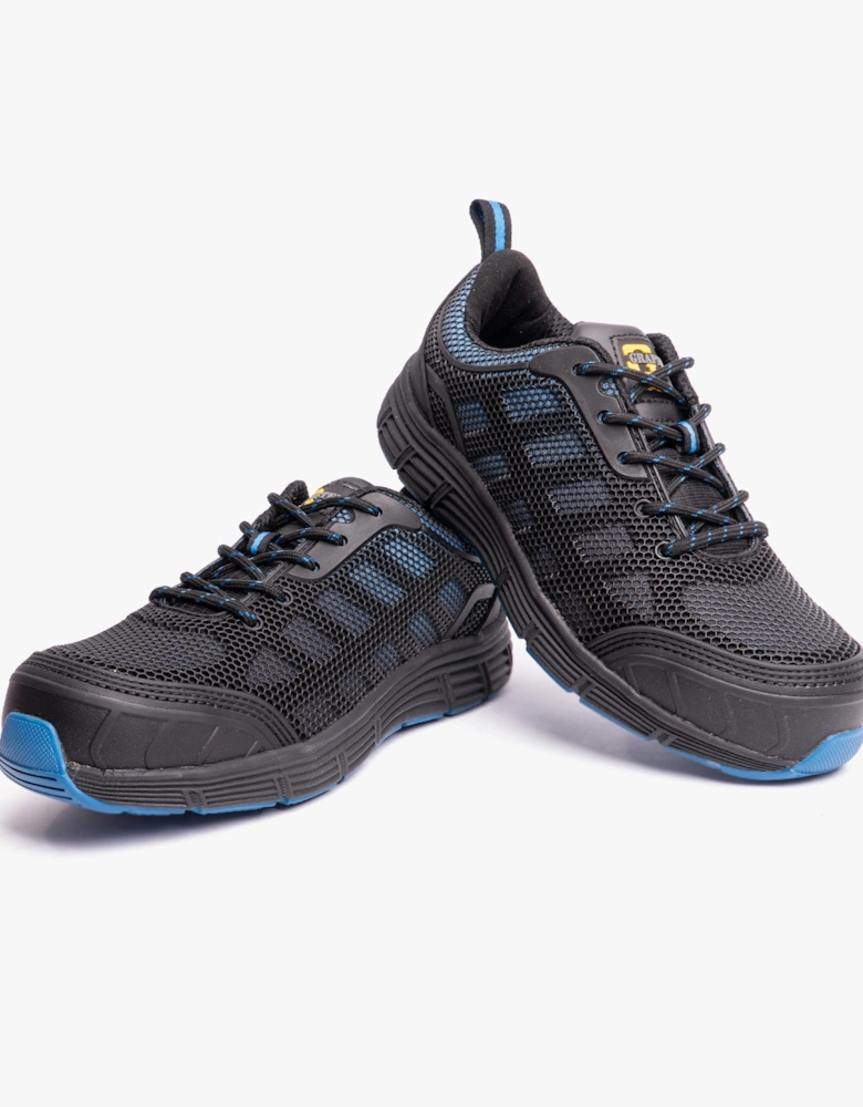 M9806A Unisex Safety Trainers Black/Blue