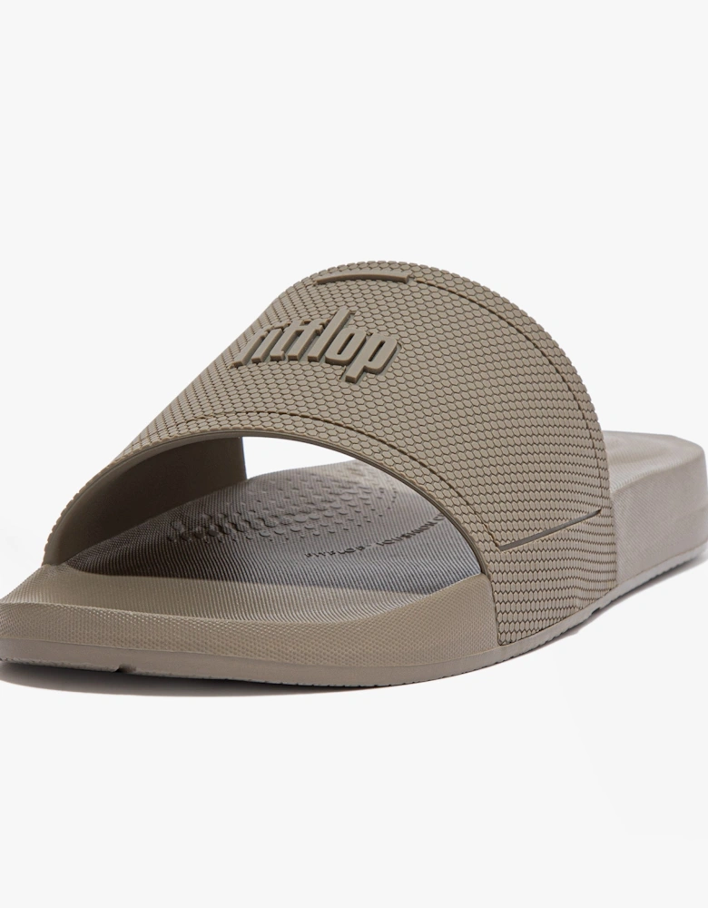 IQUSHION POOL Mens Slides Timberwolf