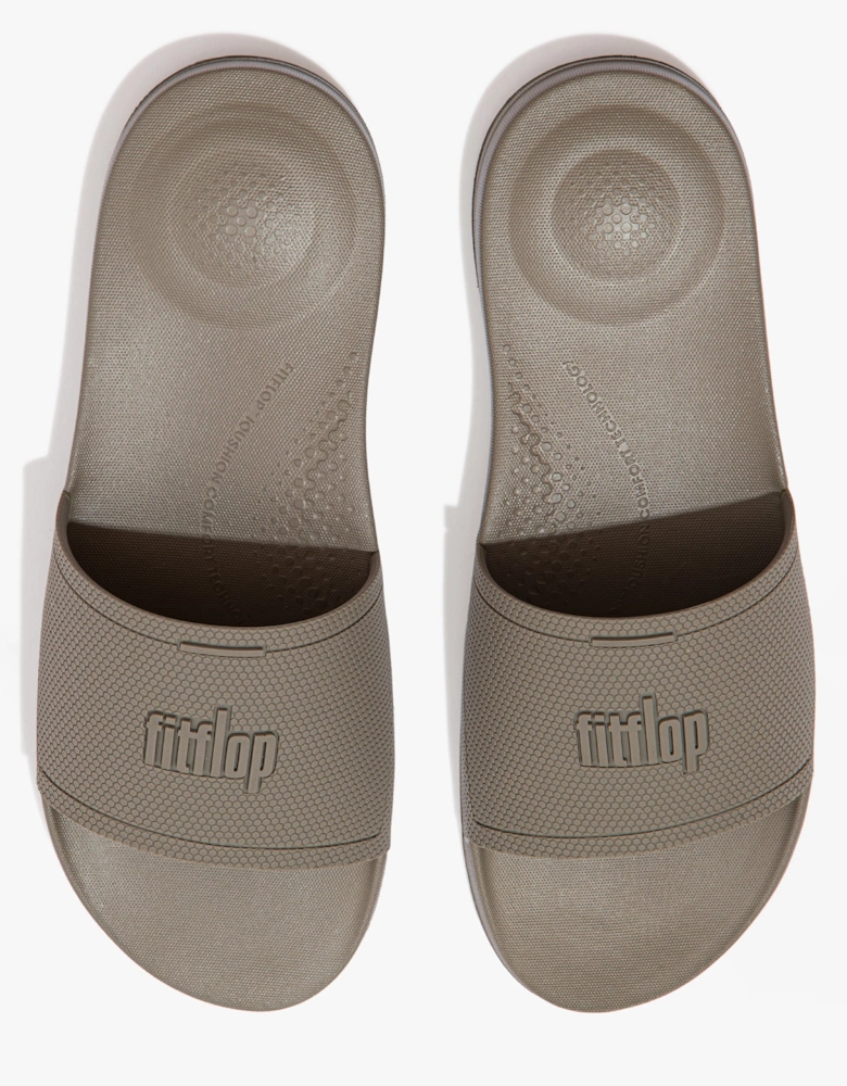 IQUSHION POOL Mens Slides Timberwolf