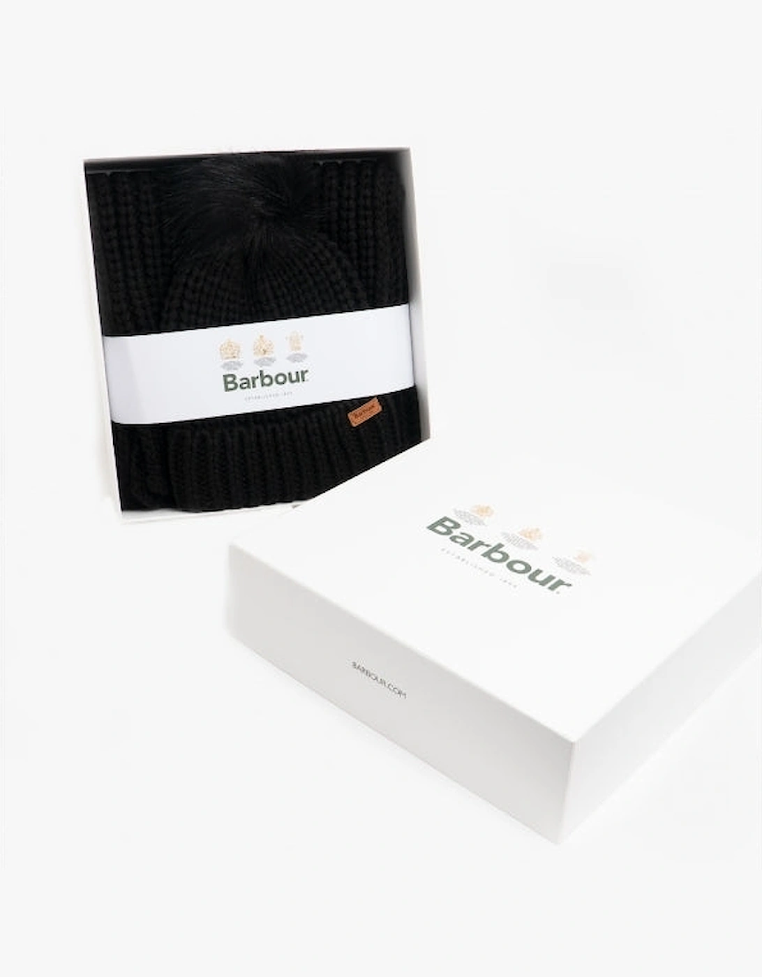 SALTBURN BEANIE & SCARF Womens Gift Set Black