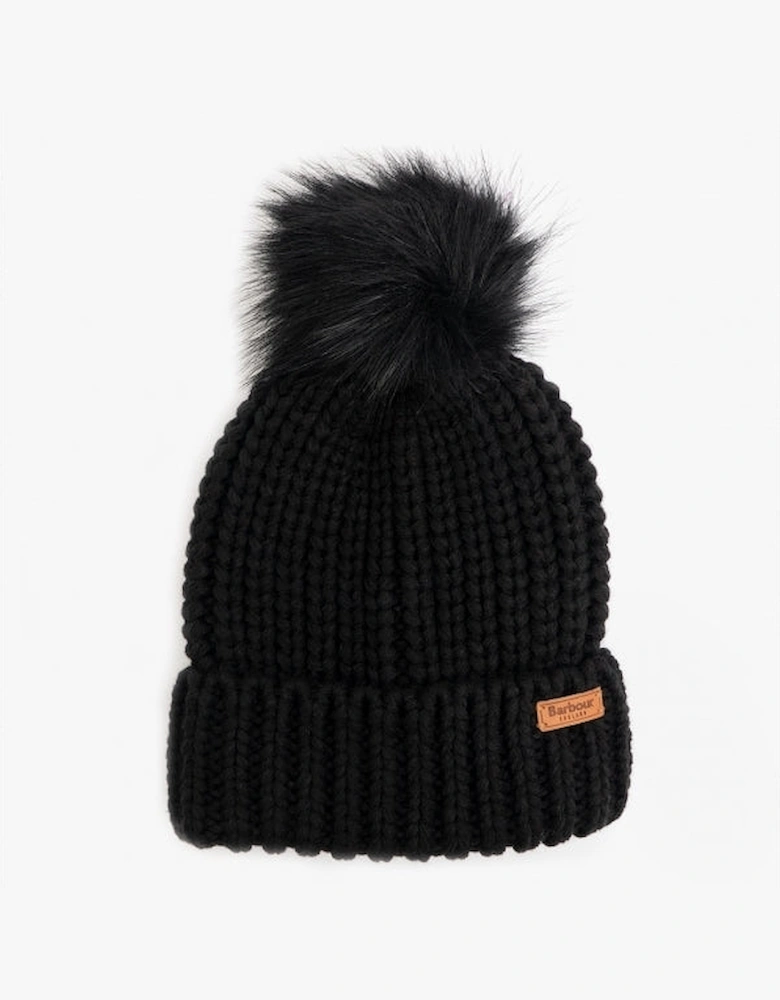 SALTBURN BEANIE & SCARF Womens Gift Set Black