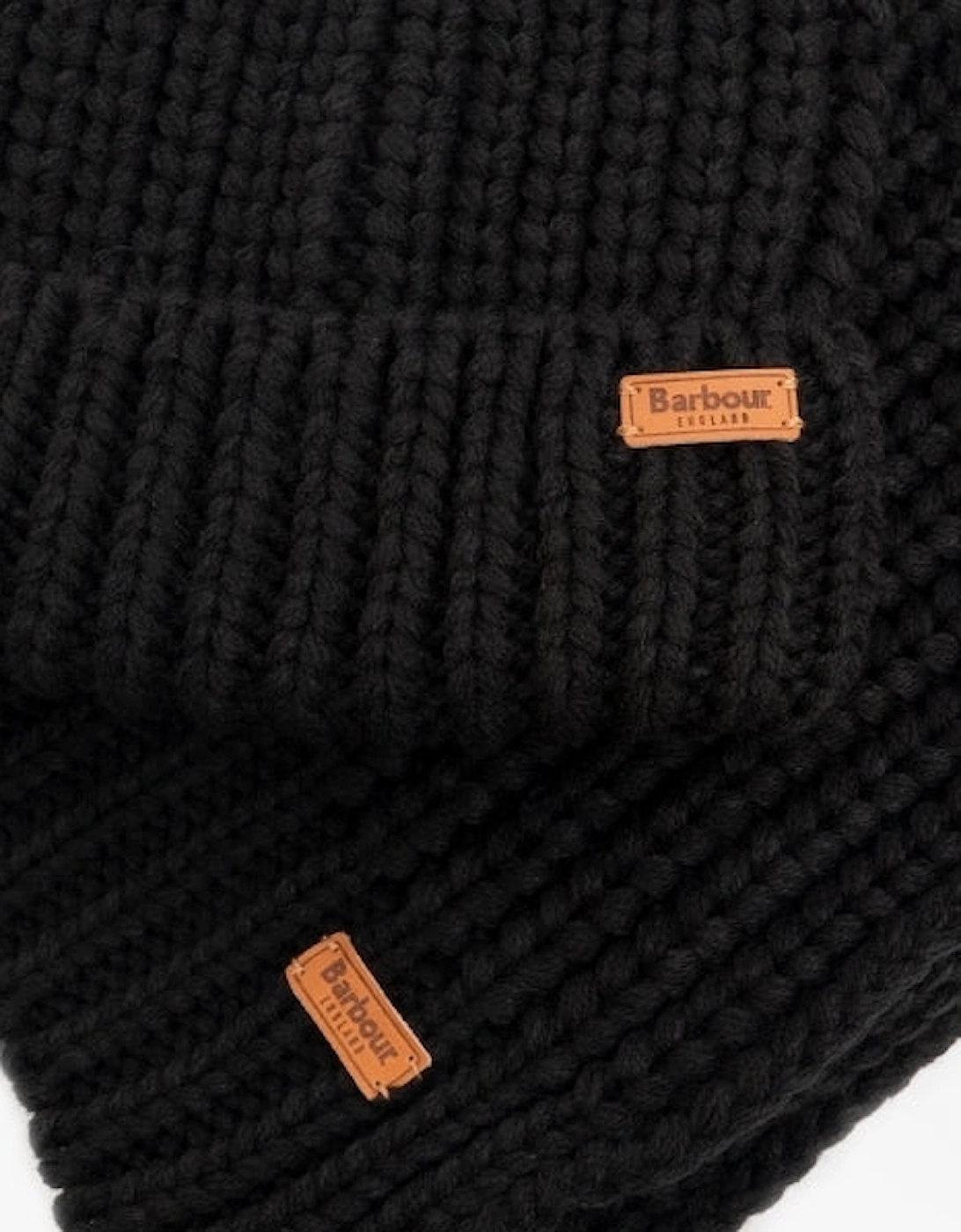 SALTBURN BEANIE & SCARF Womens Gift Set Black