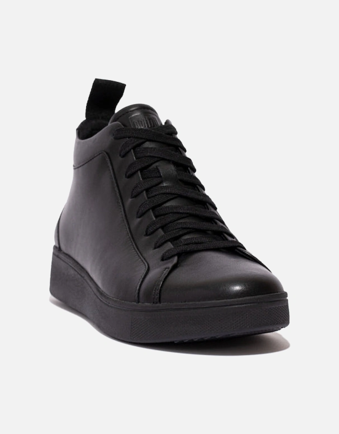 RALLY LEATHER HIGH-TOP Womens Trainers Black