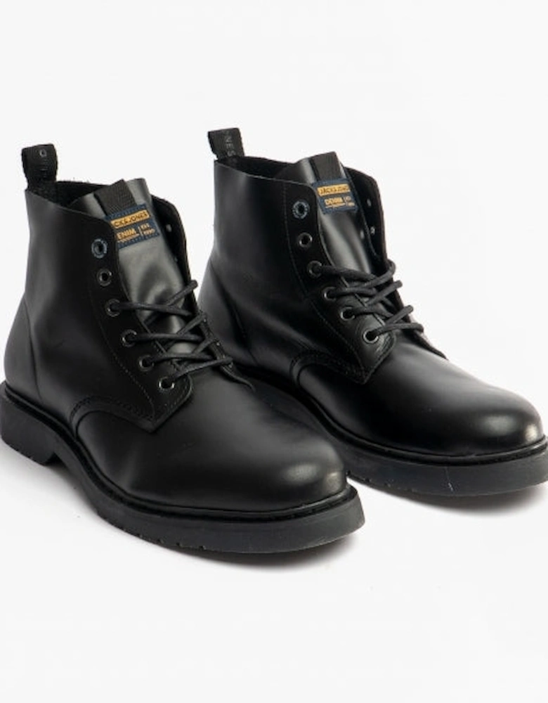 HASTINGS Mens Leather Boots Anthracite