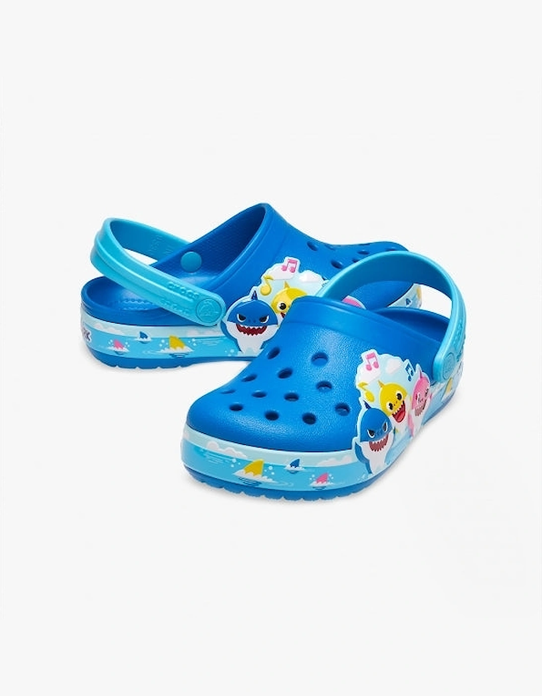 207066-4JL BABY SHARK BAND Kids Clogs Bright Cobalt