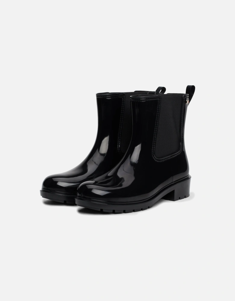 FLAG Womens Rainboots Black