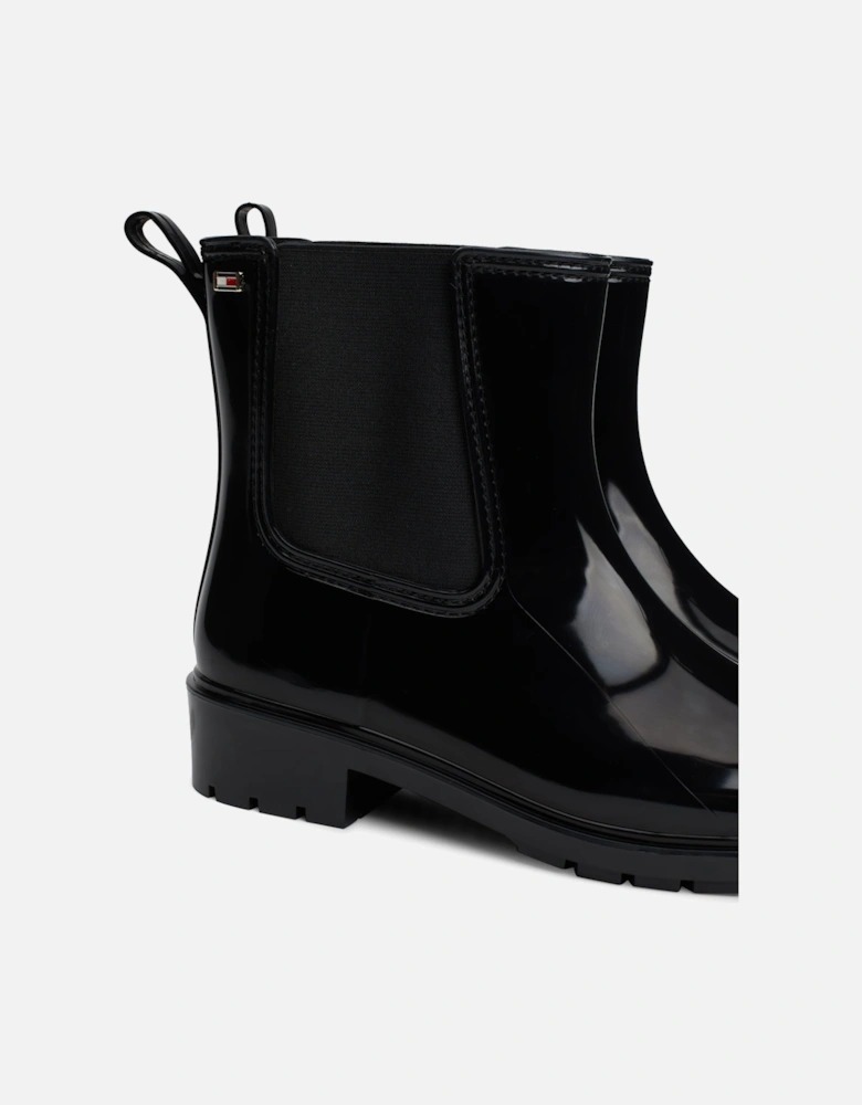 FLAG Womens Rainboots Black