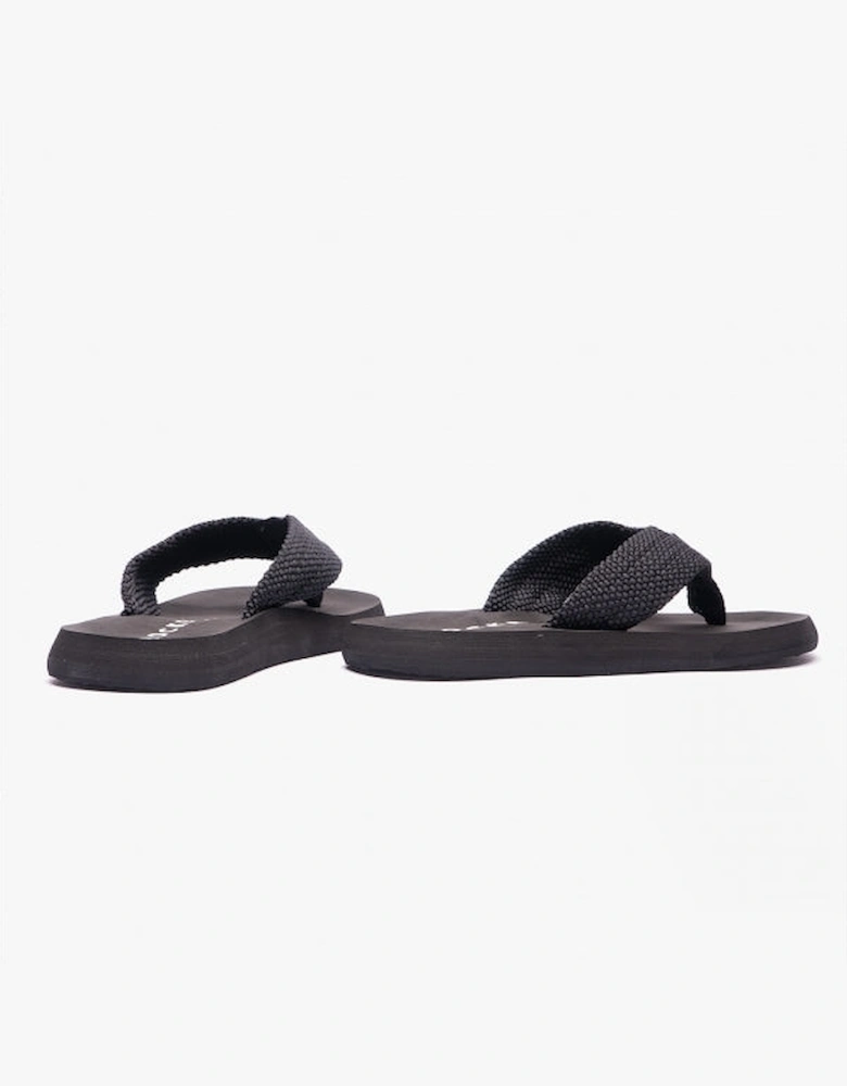 ADIOS Womens Flip-Flops Black