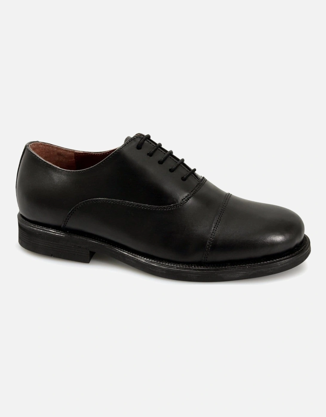 STUART Unisex 5 Eyelet Leather Oxford Uniform Shoes Black, 3 of 2