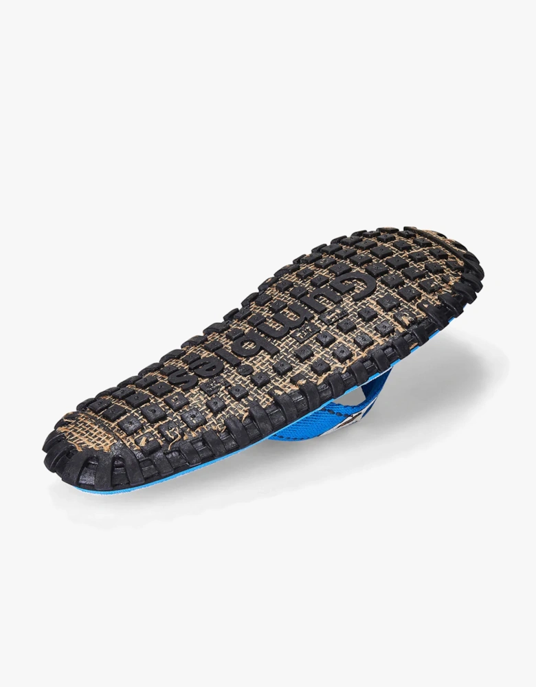 ISLANDER Unisex Recycled Flip-Flops Blue Palms