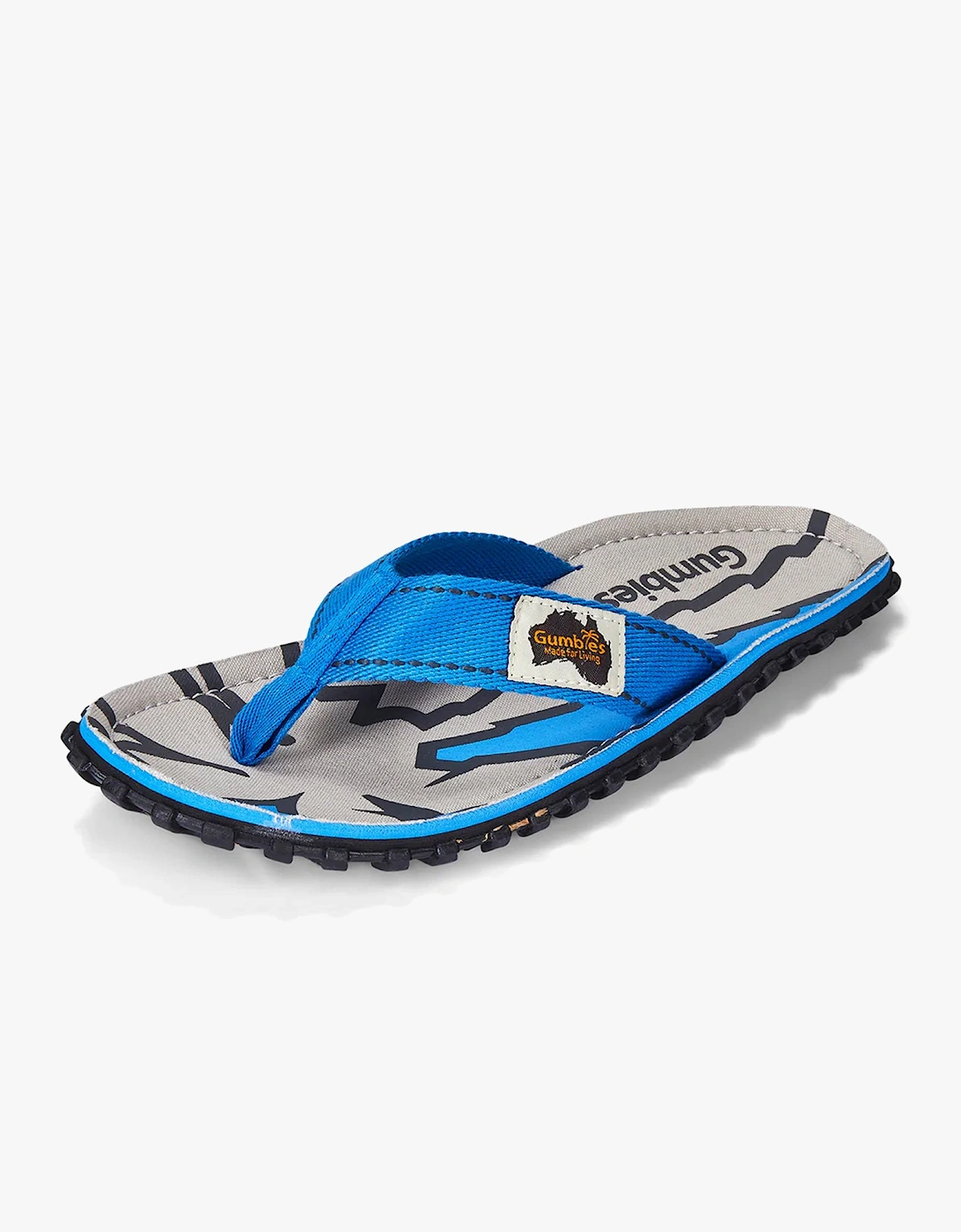 ISLANDER Unisex Recycled Flip-Flops Blue Palms