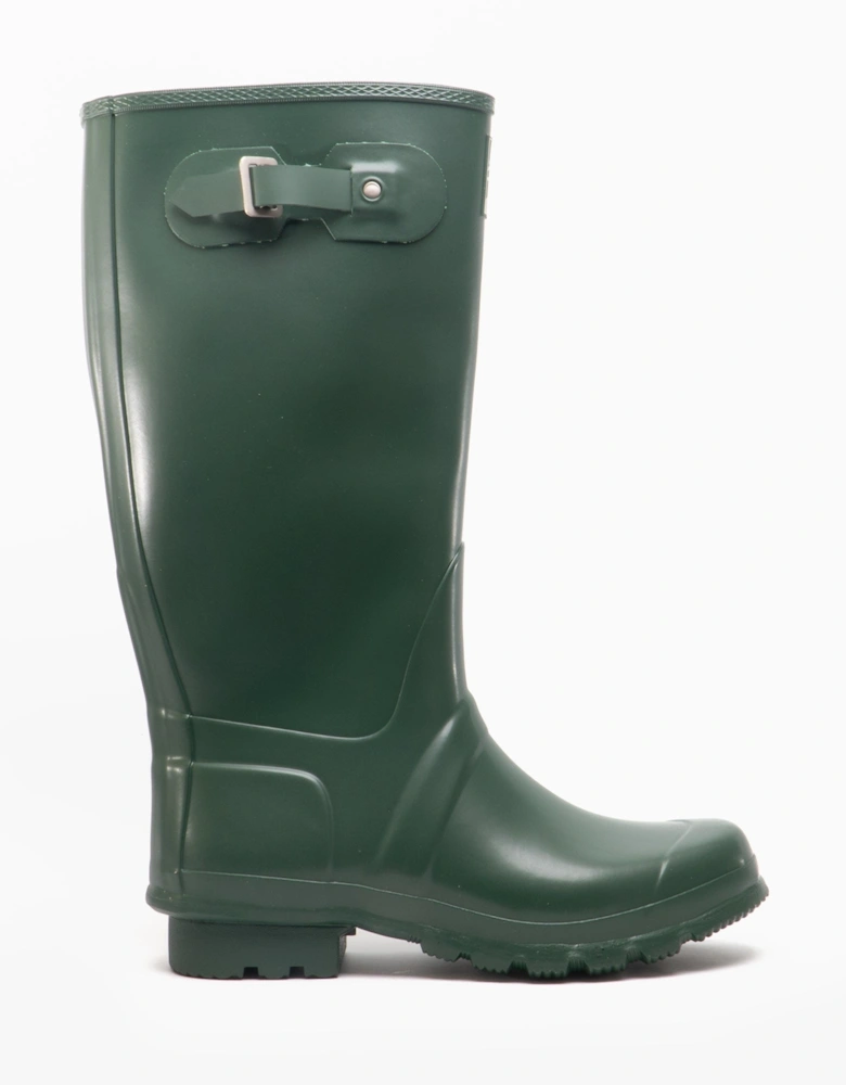 COUNTRY Wide Calf Unisex Buckle Wellington Boots Green