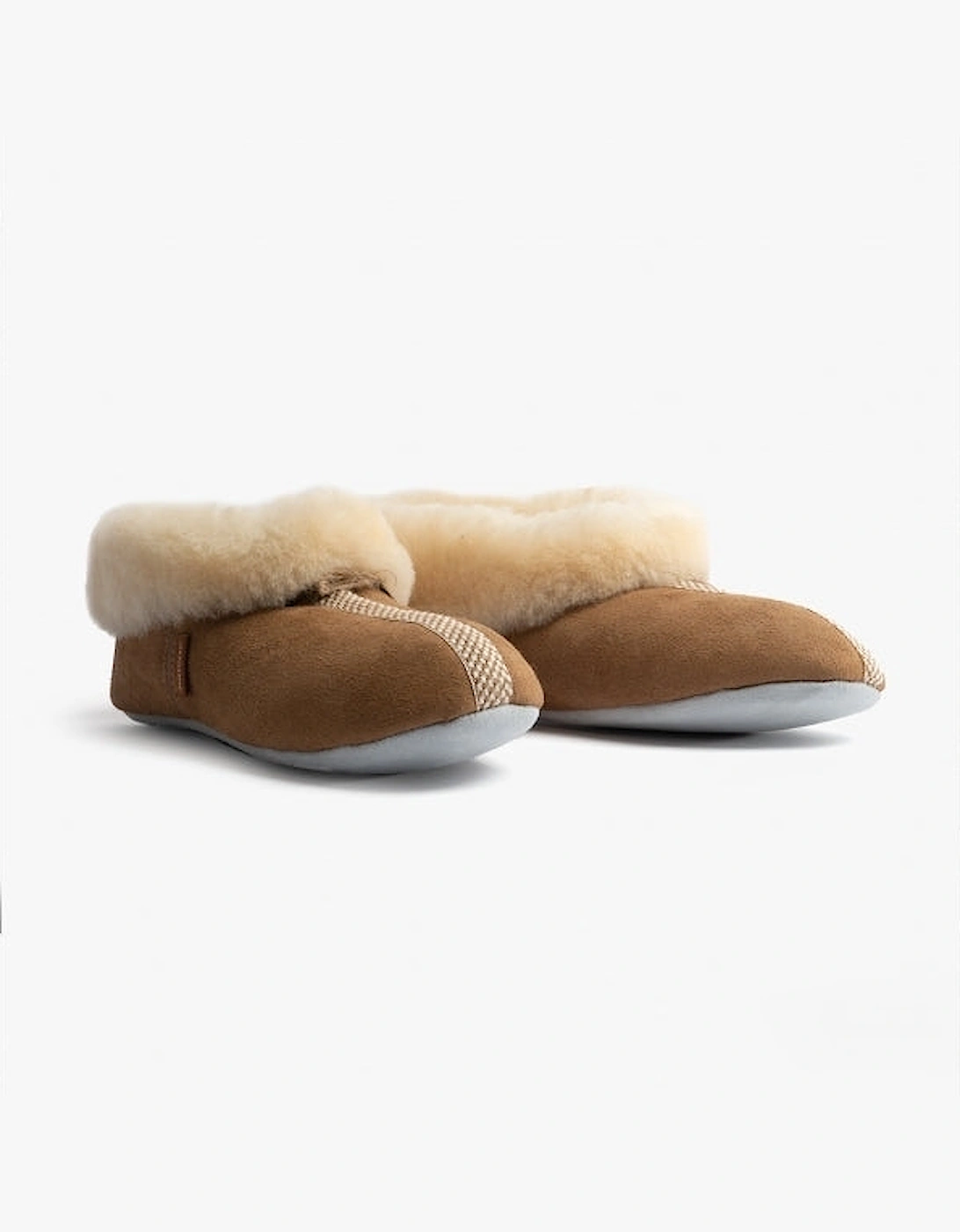 ANNABELLE Womens Sheepskin Full Slippers Chestnut