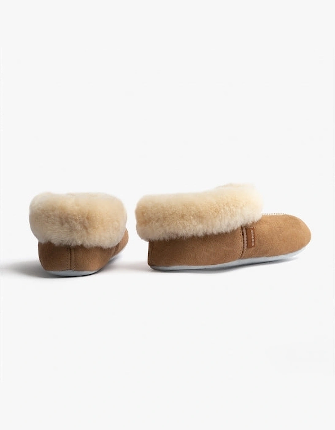 ANNABELLE Womens Sheepskin Full Slippers Chestnut