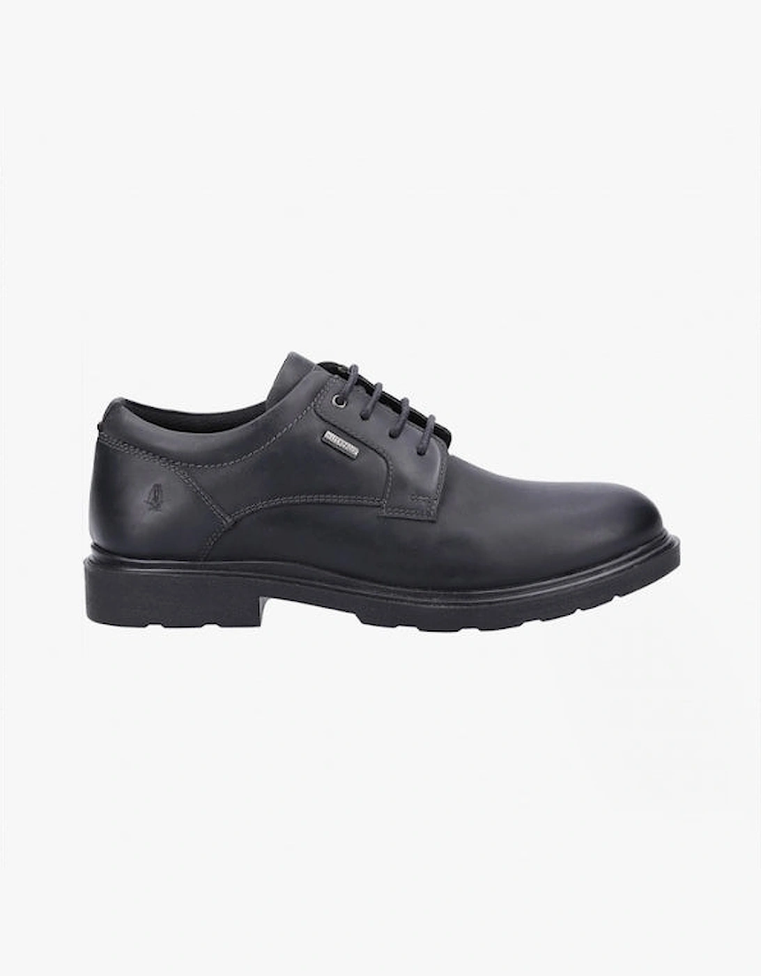 PEARCE Mens Leather Shoes Black, 5 of 4