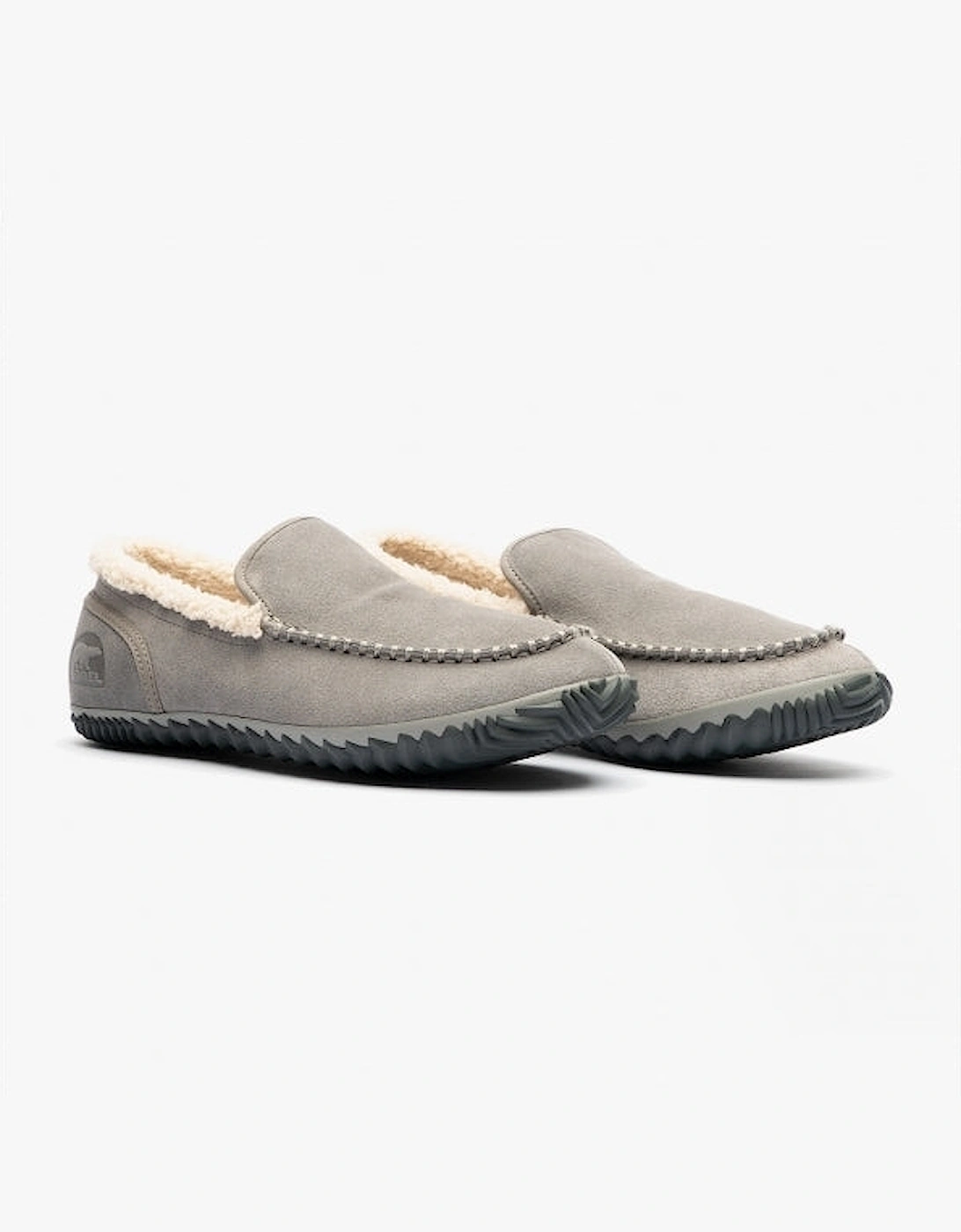 DUDE MOC Mens Suede Moccasins Quarry