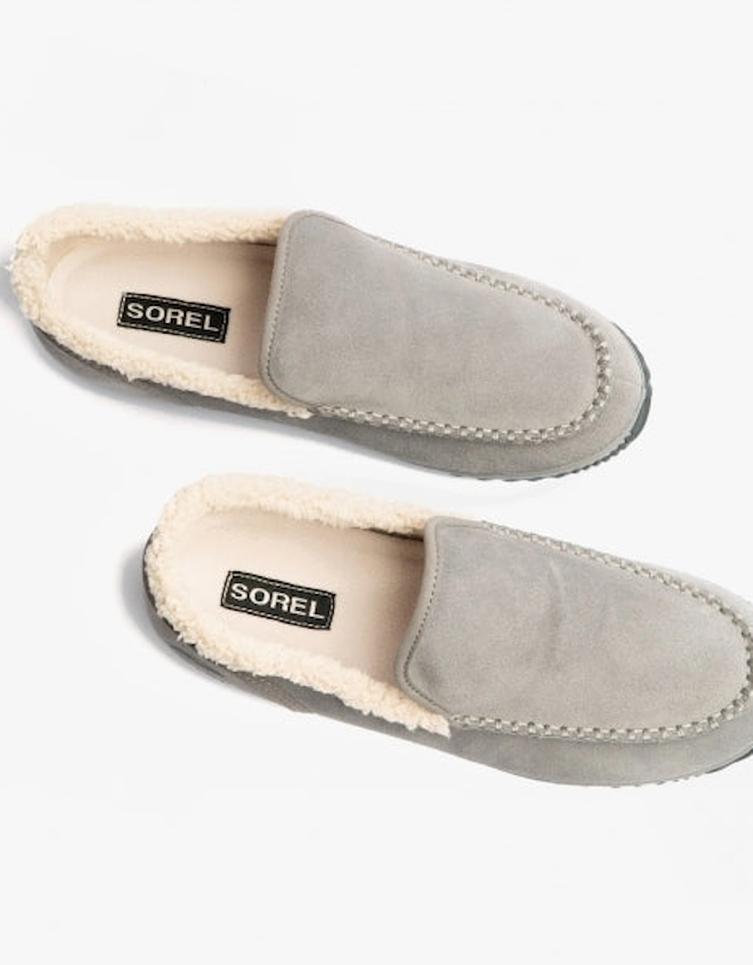 DUDE MOC Mens Suede Moccasins Quarry