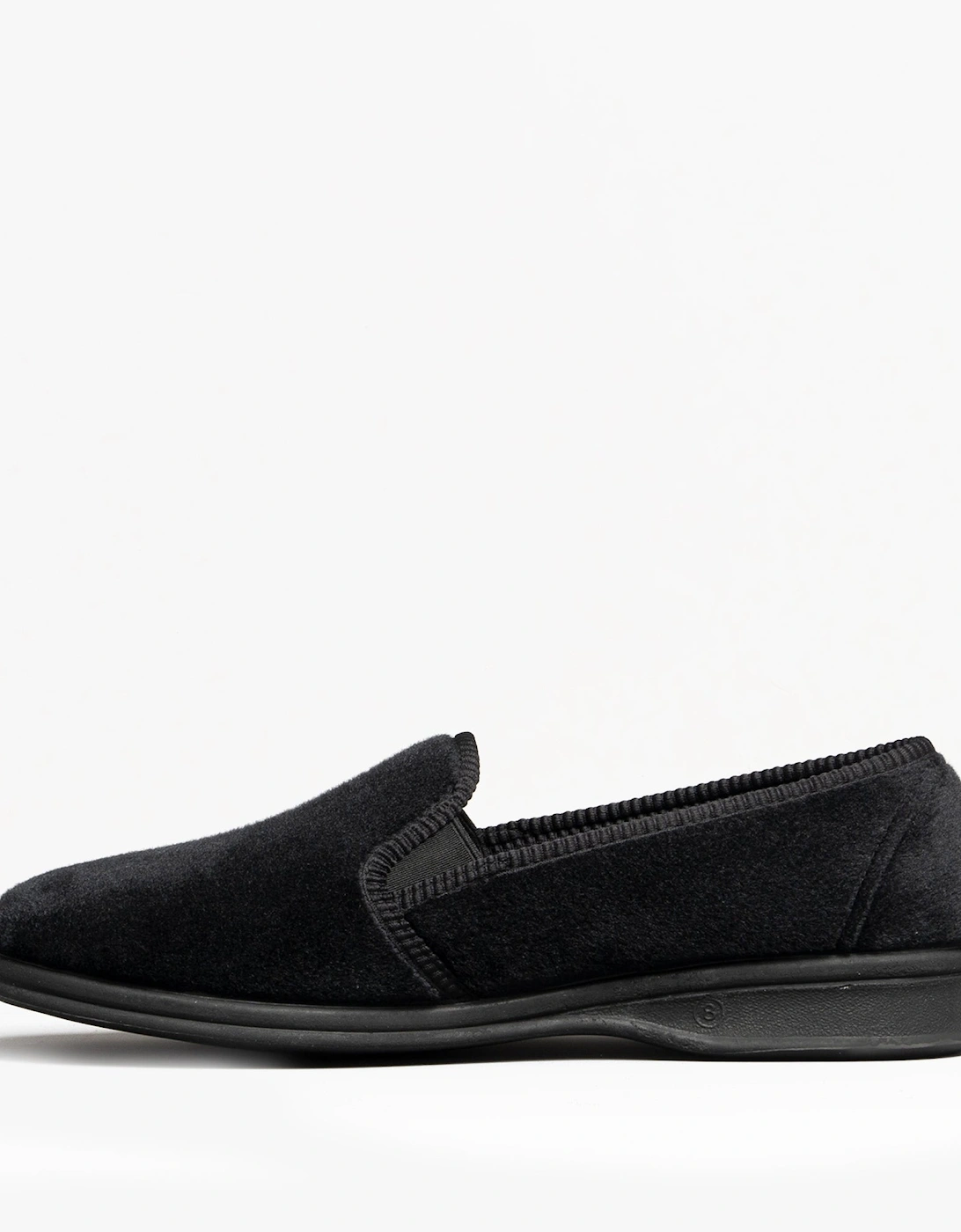 SHEPTON Mens Slippers Black