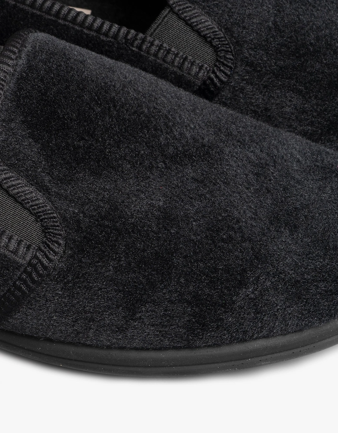 SHEPTON Mens Slippers Black