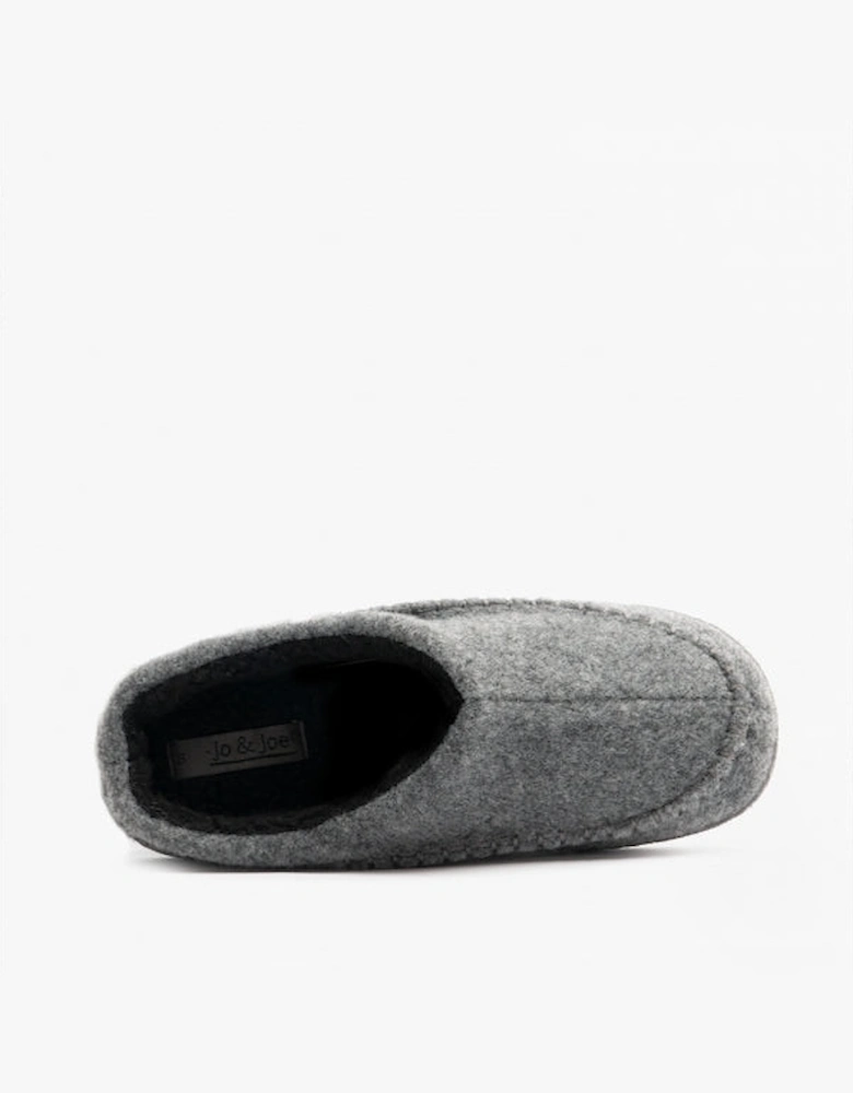 Jo & Joe SLIGO Mens Mule Slippers Grey