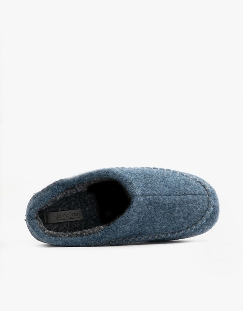 Jo & Joe SLIGO Mens Mule Slippers Navy