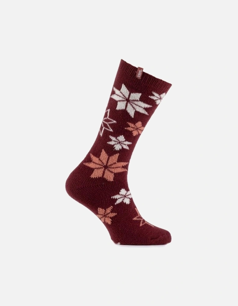 Isotoner KNEE HIGH SUPERSOFT WELLY Womens Socks Berry: One Size