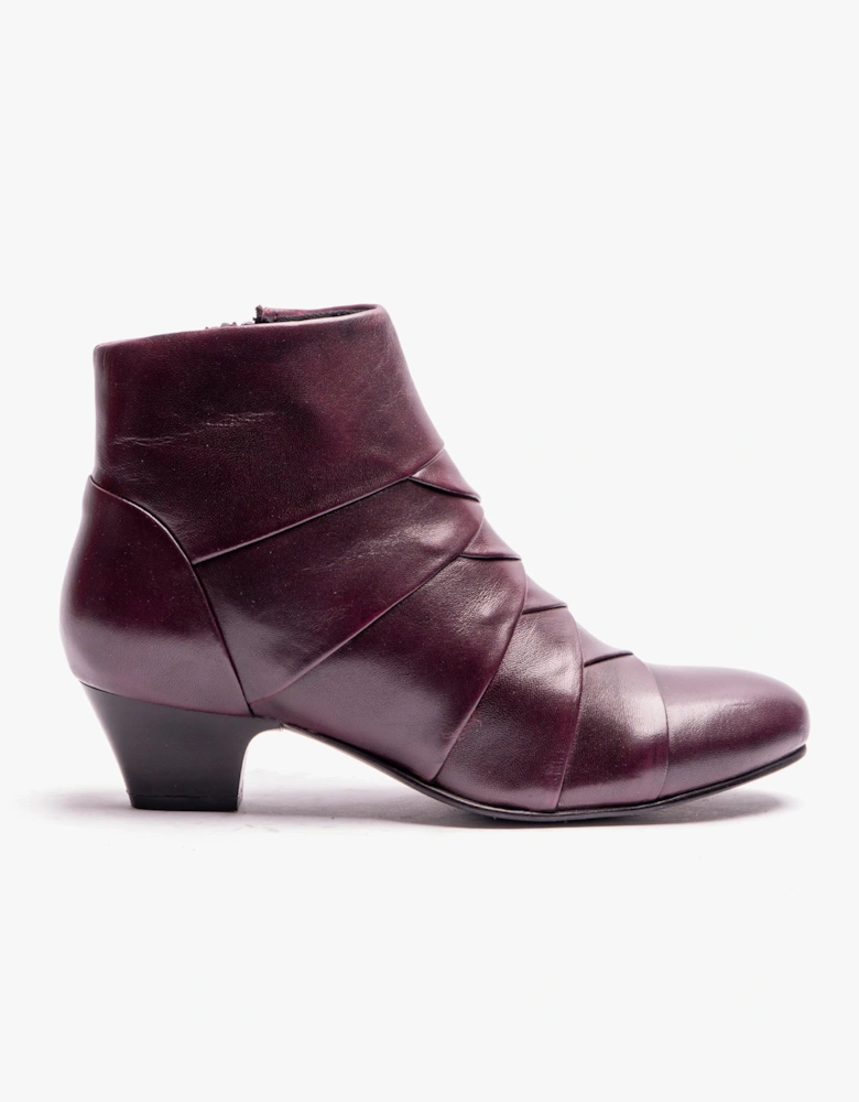 TARA Womens Ankle Boots Purple