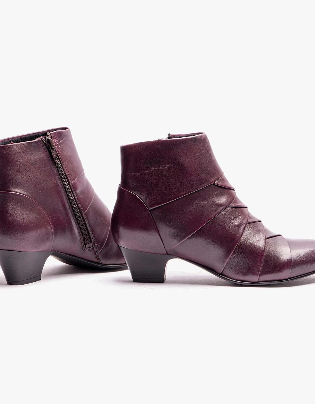 TARA Womens Ankle Boots Purple