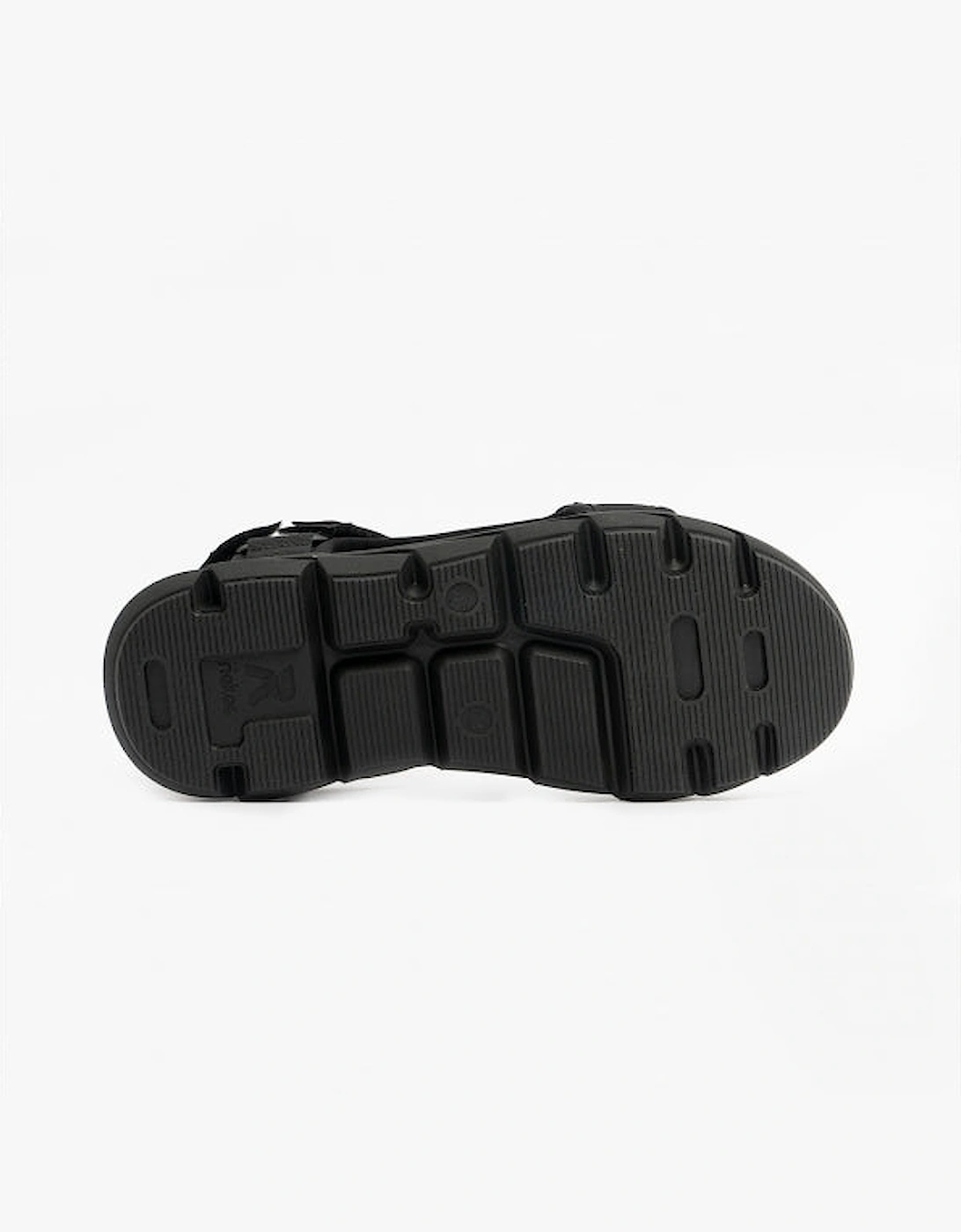 20802-01 Mens Touch Fasten Sandals Black