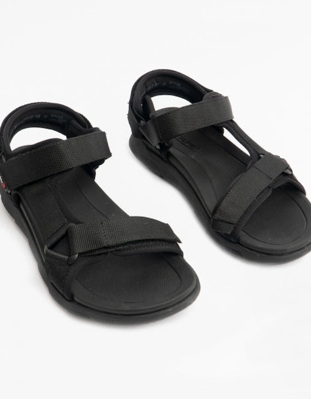 20802-01 Mens Touch Fasten Sandals Black