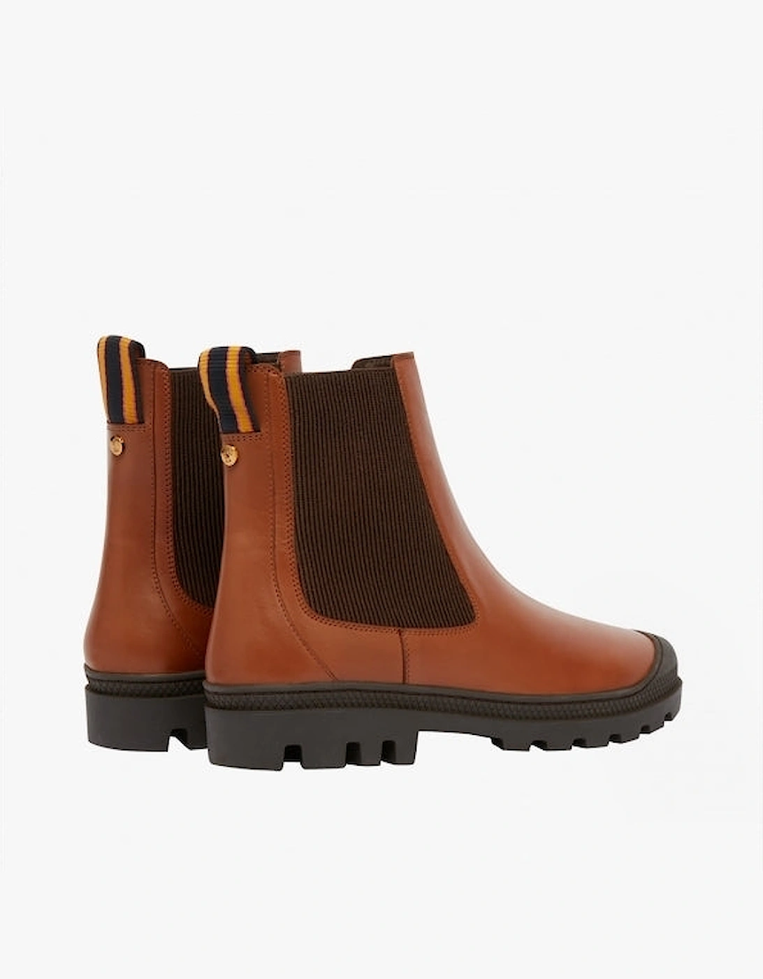 CARNABY Womens Leather Chelsea Boots Tan