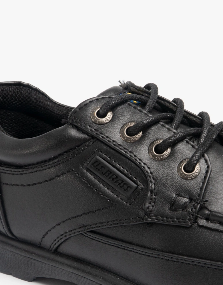 STUBBY Mens Lace-Up Casual Shoes Black