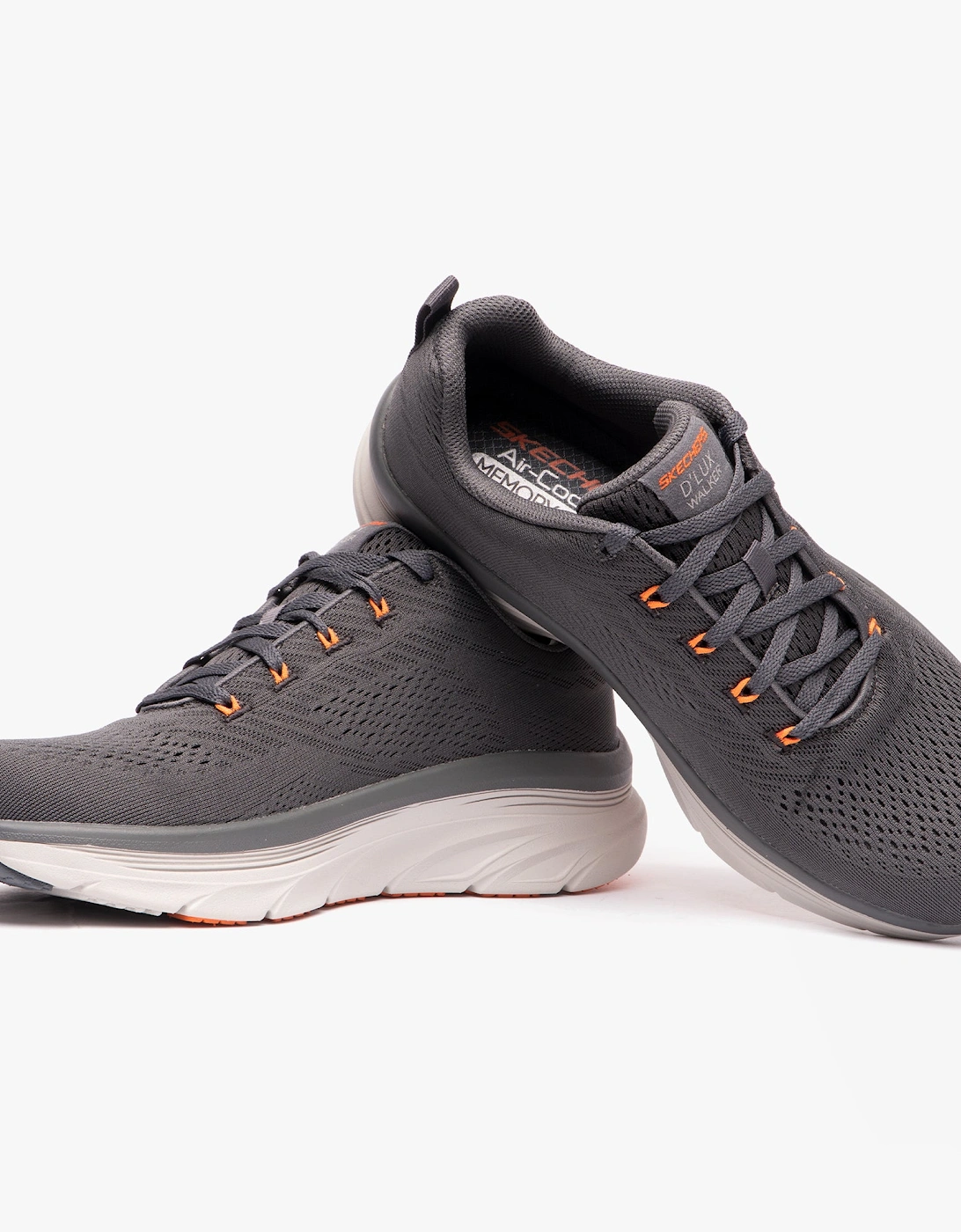 232364/CCOR D'LUX WALKER - MEERNO Mens Trainers Charcoal/Orange