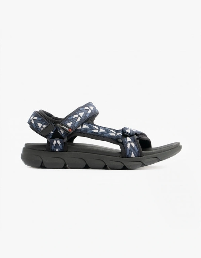 20802-14 Mens Touch Fasten Sandals Blue/Black