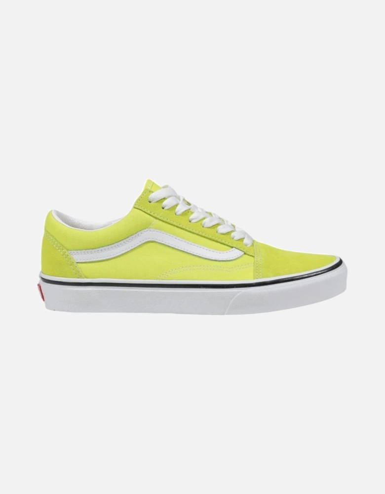 Leather Rubber Sole Shoes Women - Yellow Sneakers