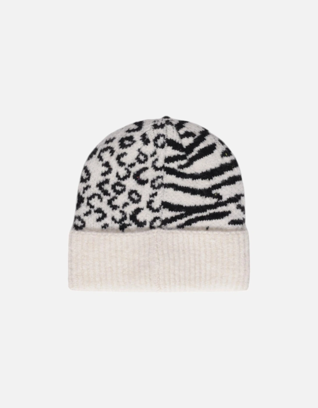 Polka Dot Acrylic-Lycra Polyester Cap Women - White Hats