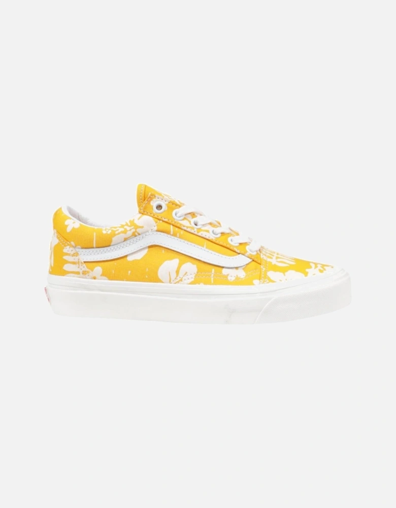 Textile Rubber Sole Shoes Women - Yellow Sneakers