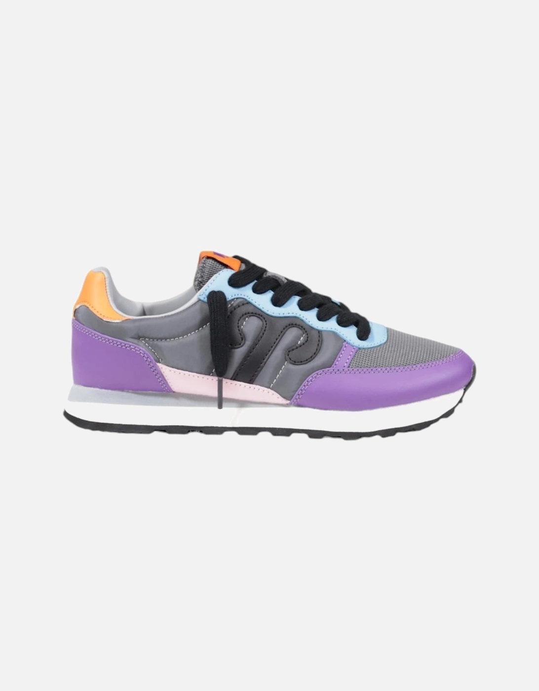 Leather Rubber Sole Shoes Women - Purple Sneakers, 4 of 3