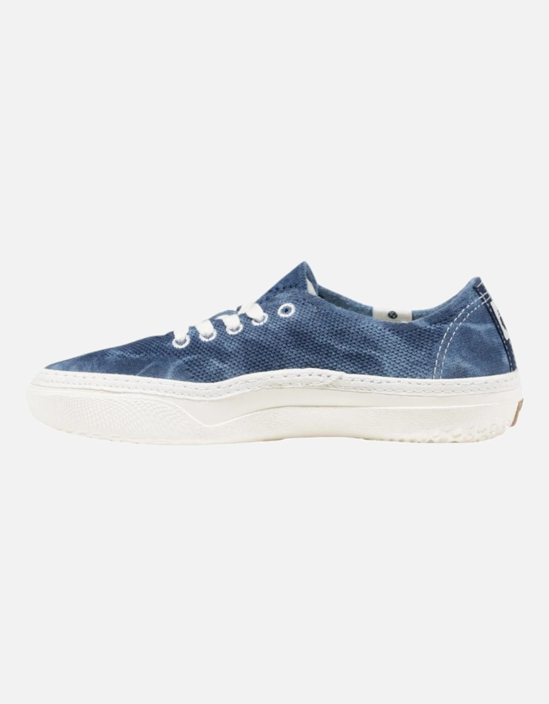 Rubber Sole Textile Lined Fabric Shoes Women - Blue Sneakers