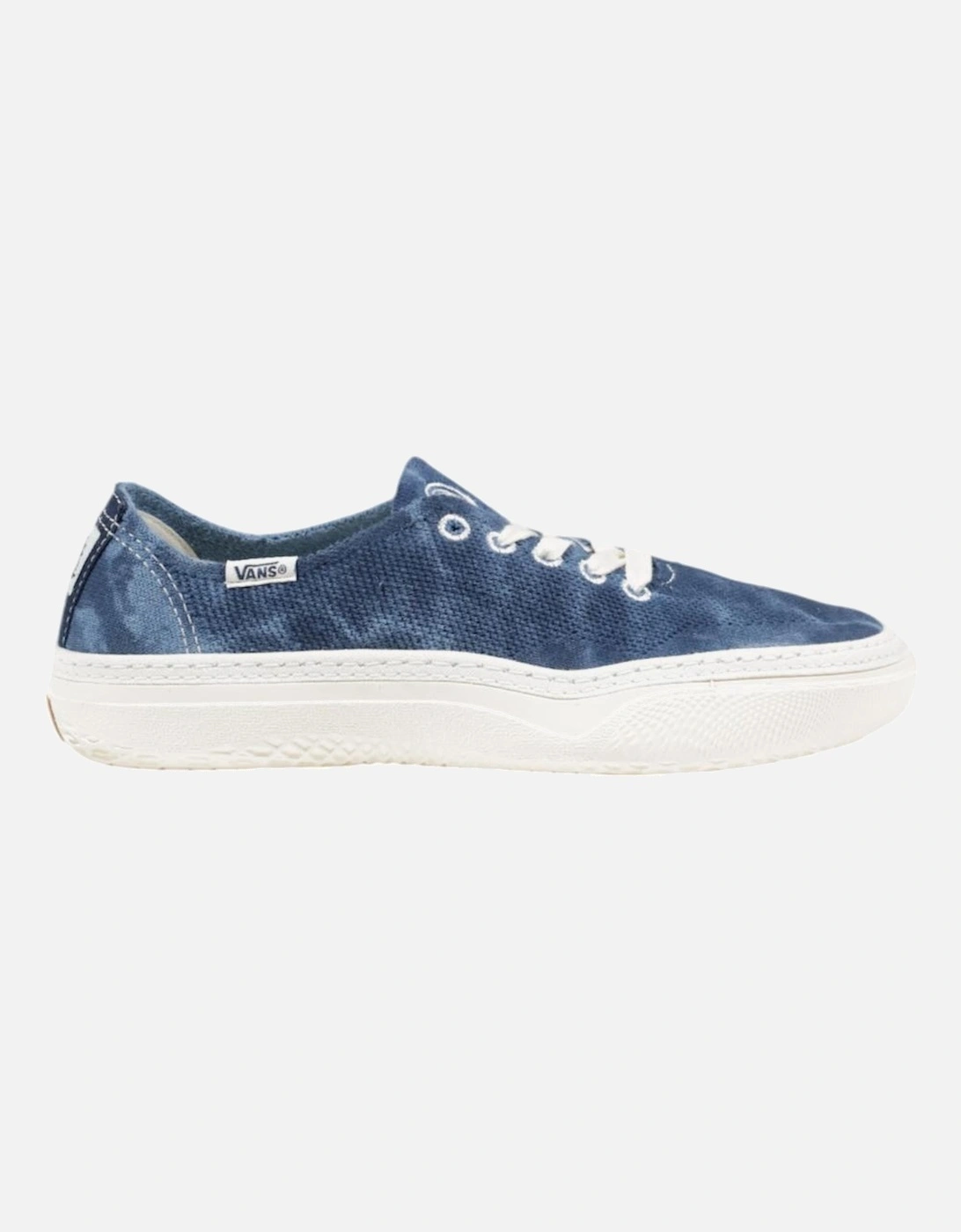 Rubber Sole Textile Lined Fabric Shoes Women - Blue Sneakers, 4 of 3