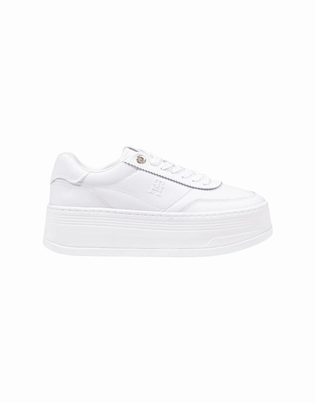 Leather Shoes with Rubber Sole Women - White Sneakers, 4 of 3