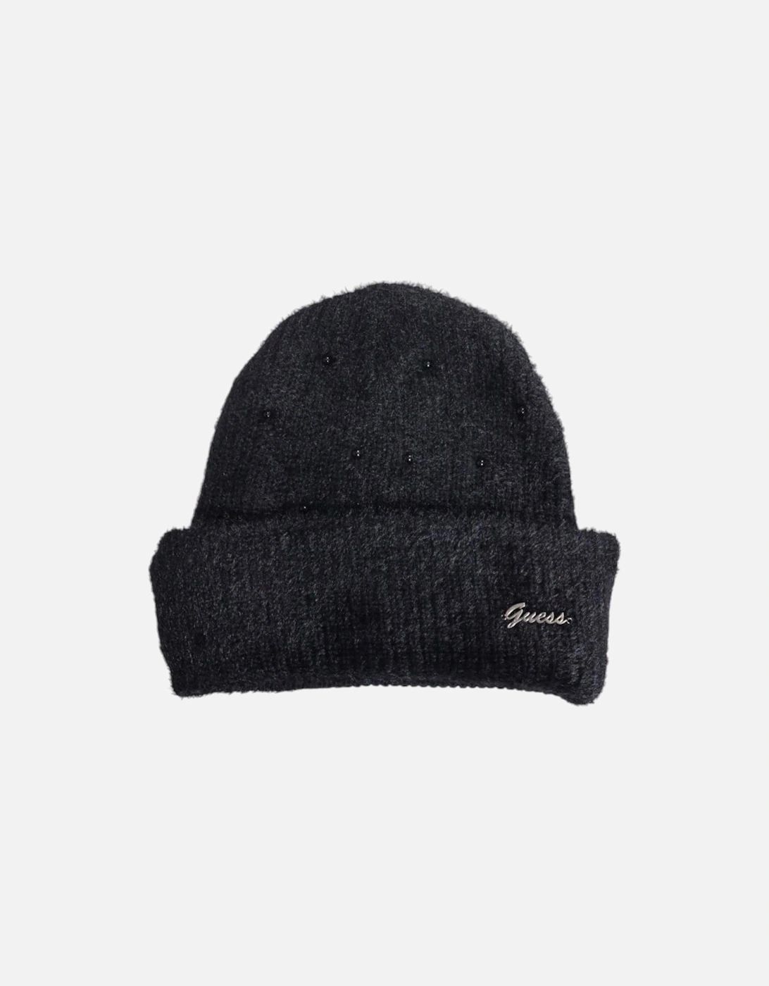 Acrylic-Cotton Blend Cap Women - Black Hats, 4 of 3